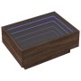 Center table and LED engineered wood in brown oak, 70x50x30 cm by , Coffee table - Ref: Foro24-847517, Price: 114,13 €, Disco...