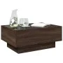 Center table and LED engineered wood in brown oak, 70x50x30 cm by , Coffee table - Ref: Foro24-847517, Price: 112,49 €, Disco...