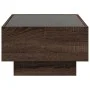 Center table and LED engineered wood in brown oak, 70x50x30 cm by , Coffee table - Ref: Foro24-847517, Price: 112,49 €, Disco...