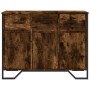 Schrank aus geräucherter Eichen-Ingenieurholz 97x32,5x74,5 cm von , Sideboards - Ref: Foro24-848561, Preis: 121,46 €, Rabatt: %