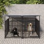Außenzwinger mit einem Dach aus Stahl, 3,75 m². von , Hundehütten und Zäune - Ref: Foro24-3124589, Preis: 524,85 €, Rabatt: %