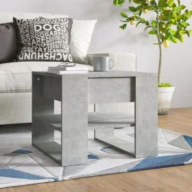 Engineered wood gray concrete coffee table 55.5x55x45 cm by , Coffee table - Ref: Foro24-810912, Price: 43,33 €, Discount: %