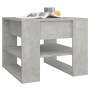 Mesa de centro madera de ingeniería gris hormigón 55,5x55x45 cm de , Mesas de centro - Ref: Foro24-810912, Precio: 41,48 €, D...