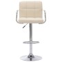 Barhocker aus cremefarbenem Stoff für die Küchentheke. von , Küchenhocker - Ref: Foro24-283411, Preis: 97,26 €, Rabatt: %