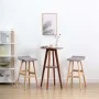 Kitchen stools 2 units light gray fabric by , Kitchen stools - Ref: Foro24-249578, Price: 141,88 €, Discount: %