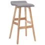 Küchenhocker, 2 Stück, hellgraues Stoffpolster von , Küchenhocker - Ref: Foro24-249578, Preis: 141,88 €, Rabatt: %