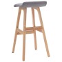Küchenhocker, 2 Stück, hellgraues Stoffpolster von , Küchenhocker - Ref: Foro24-249578, Preis: 144,84 €, Rabatt: %
