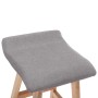 Küchenhocker, 2 Stück, hellgraues Stoffpolster von , Küchenhocker - Ref: Foro24-249578, Preis: 144,84 €, Rabatt: %
