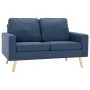 2-piece blue fabric sofa set by vidaXL, Sofas - Ref: Foro24-3056618, Price: 492,57 €, Discount: %