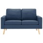 2-piece blue fabric sofa set by vidaXL, Sofas - Ref: Foro24-3056618, Price: 497,53 €, Discount: %