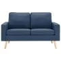 2-piece blue fabric sofa set by vidaXL, Sofas - Ref: Foro24-3056618, Price: 492,57 €, Discount: %