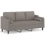 3-seater sofa with gray taupe fabric cushions, 180 cm by , Sofas - Ref: Foro24-3200860, Price: 285,32 €, Discount: %
