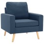 2-piece blue fabric sofa set by vidaXL, Sofas - Ref: Foro24-3056618, Price: 497,53 €, Discount: %