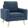 2-piece blue fabric sofa set by vidaXL, Sofas - Ref: Foro24-3056618, Price: 492,57 €, Discount: %