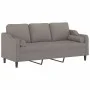 3-seater sofa with gray taupe fabric cushions, 180 cm by , Sofas - Ref: Foro24-3200860, Price: 285,32 €, Discount: %