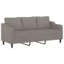 3-seater sofa with gray taupe fabric cushions, 180 cm by , Sofas - Ref: Foro24-3200860, Price: 285,32 €, Discount: %
