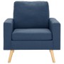 2-piece blue fabric sofa set by vidaXL, Sofas - Ref: Foro24-3056618, Price: 497,53 €, Discount: %
