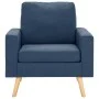 2-piece blue fabric sofa set by vidaXL, Sofas - Ref: Foro24-3056618, Price: 492,57 €, Discount: %