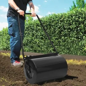 Black lawn roller 63 cm 50 L by , Lawn rollers - Ref: Foro24-147845, Price: 95,40 €, Discount: %