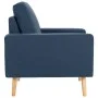 2-piece blue fabric sofa set by vidaXL, Sofas - Ref: Foro24-3056618, Price: 492,57 €, Discount: %