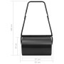 Rasenwalze schwarz 63 cm 50 L von , Rasenwalzen - Ref: Foro24-147845, Preis: 97,15 €, Rabatt: %