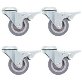 Drehbare Räder mit Loch für Bolzen 8 Stück 50 mm von , Materialhandhabung - Ref: Foro24-277846, Preis: 25,59 €, Rabatt: %