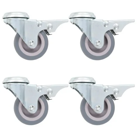 Swivel wheels with pin hole 8 units 50 mm by , Material handling - Ref: Foro24-277846, Price: 25,18 €, Discount: %