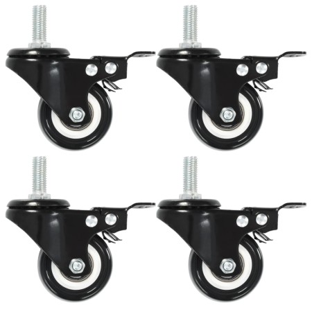 Ruedas giratorias con frenos 24 unidades 50 mm de , Manipulación de materiales - Ref: Foro24-277934, Precio: 96,09 €, Descuen...