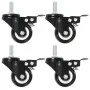 Swivel wheels with brakes 24 units 50 mm by , Material handling - Ref: Foro24-277934, Price: 83,28 €, Discount: %
