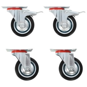 Swivel wheels 8 units 75 mm by , Material handling - Ref: Foro24-278011, Price: 48,10 €, Discount: %