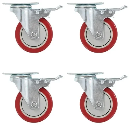 Swivel wheels 16 pieces 100 mm by , Material handling - Ref: Foro24-278093, Price: 103,77 €, Discount: %