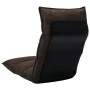 Tumbona de suelo plegable de tela marrón de , Sillas de suelo - Ref: Foro24-325238, Precio: 96,00 €, Descuento: %