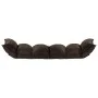Folding brown fabric floor lounger by , Floor chairs - Ref: Foro24-325238, Price: 96,00 €, Discount: %