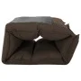 Tumbona de suelo plegable de tela marrón de , Sillas de suelo - Ref: Foro24-325238, Precio: 96,00 €, Descuento: %