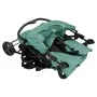 Steel green twin stroller by , Baby strollers - Ref: Foro24-10346, Price: 215,40 €, Discount: %
