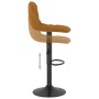 Küchenhocker, 2 Stück, braunes Samtgewebe von , Küchenhocker - Ref: Foro24-333989, Preis: 130,50 €, Rabatt: %