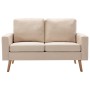 Cream fabric 2-piece sofa set by vidaXL, Sofas - Ref: Foro24-3056617, Price: 453,77 €, Discount: %