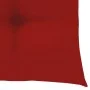 Garden chairs 2 units solid teak wood with red cushions by , Garden chairs - Ref: Foro24-3062481, Price: 144,51 €, Discount: %