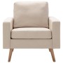 Cream fabric 2-piece sofa set by vidaXL, Sofas - Ref: Foro24-3056617, Price: 453,77 €, Discount: %