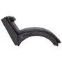 Massage divan with brown synthetic leather pillow by , Daybeds - Ref: Foro24-281346, Price: 262,81 €, Discount: %