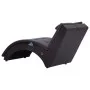 Massage divan with brown synthetic leather pillow by , Daybeds - Ref: Foro24-281346, Price: 262,81 €, Discount: %