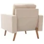 Cream fabric 2-piece sofa set by vidaXL, Sofas - Ref: Foro24-3056617, Price: 453,21 €, Discount: %