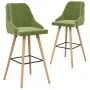 Küchenhocker 2 Stück in hellem grünen Samt von , Küchenhocker - Ref: Foro24-289466, Preis: 186,64 €, Rabatt: %