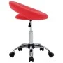 Arbeitsstuhl mit Rollen aus rotem Kunstleder von , Bürostühle - Ref: Foro24-323665, Preis: 68,68 €, Rabatt: %