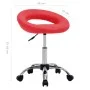 Arbeitsstuhl mit Rollen aus rotem Kunstleder von , Bürostühle - Ref: Foro24-323665, Preis: 68,68 €, Rabatt: %