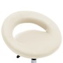 Cream synthetic leather office chair with wheels by , Office chairs - Ref: Foro24-323667, Price: 75,61 €, Discount: %