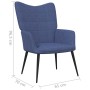 Sillón de relax de tela azul de , Sillones - Ref: Foro24-327945, Precio: 92,64 €, Descuento: %
