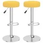 Küchenhocker, 2 Stück, Stoff in Senfgelb. von , Küchenhocker - Ref: Foro24-332978, Preis: 101,51 €, Rabatt: %