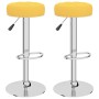 Küchenhocker, 2 Stück, Stoff in Senfgelb. von , Küchenhocker - Ref: Foro24-332978, Preis: 103,41 €, Rabatt: %