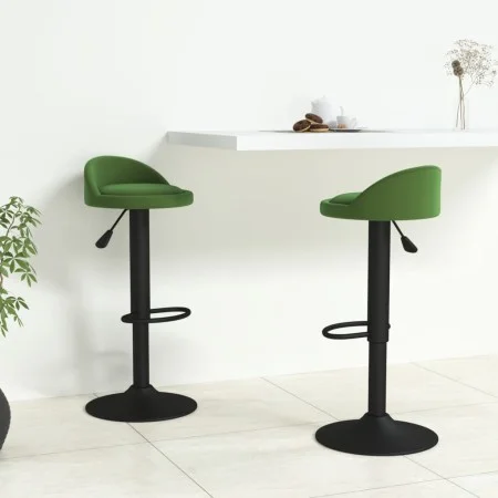 Küchenhocker, 2 Stück, dunkelgrünes Samtgewebe von , Küchenhocker - Ref: Foro24-333604, Preis: 107,22 €, Rabatt: %